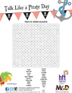 Hft Pirate Wordsearch published on M&D site