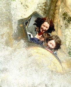 Log flume ride at Gulliver's amusement park, big