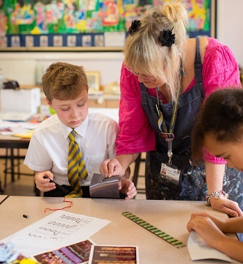 Individual approach at the lesson at Greenbank Preparatory School