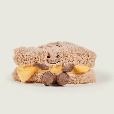 Warmies® plush grilled cheese toy