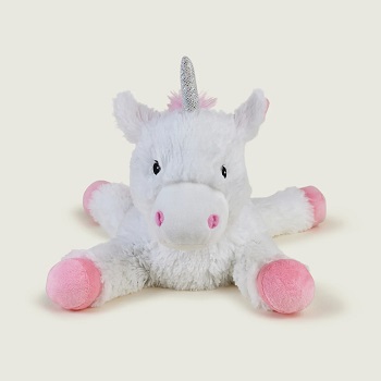 Warmies® laying fluffy unicorn