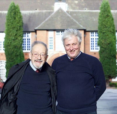 Head Master of MGS with Holocaust survivor and old Mancunian