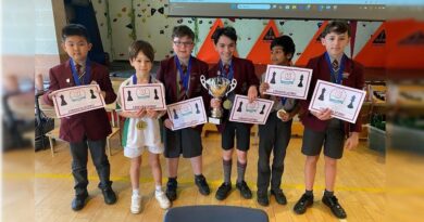 Alt Prep winning team of APS interschool chess tournament