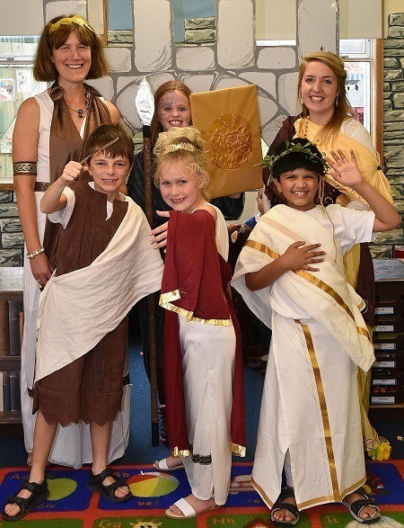 Year 4 pupils at The King’s School were transported back two millennia ...