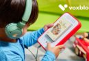 Boy with the Voxblock screen free audiobook player