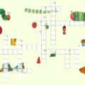 the very hungry caterpillar, interactive crossword