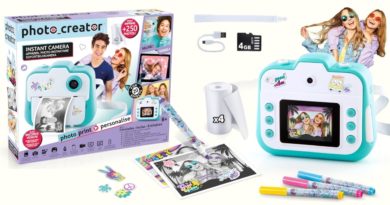 Box with Photo Creator Instant Camera and all its box items