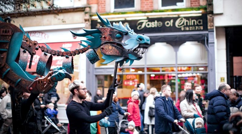 Brimstone The Dragon, the six-metre long Giant Dragon puppet