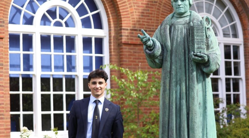 New captain of The Manchester Grammar School