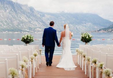 A wedding at picturesque location