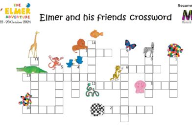 Crossword animals from Elmer's stories